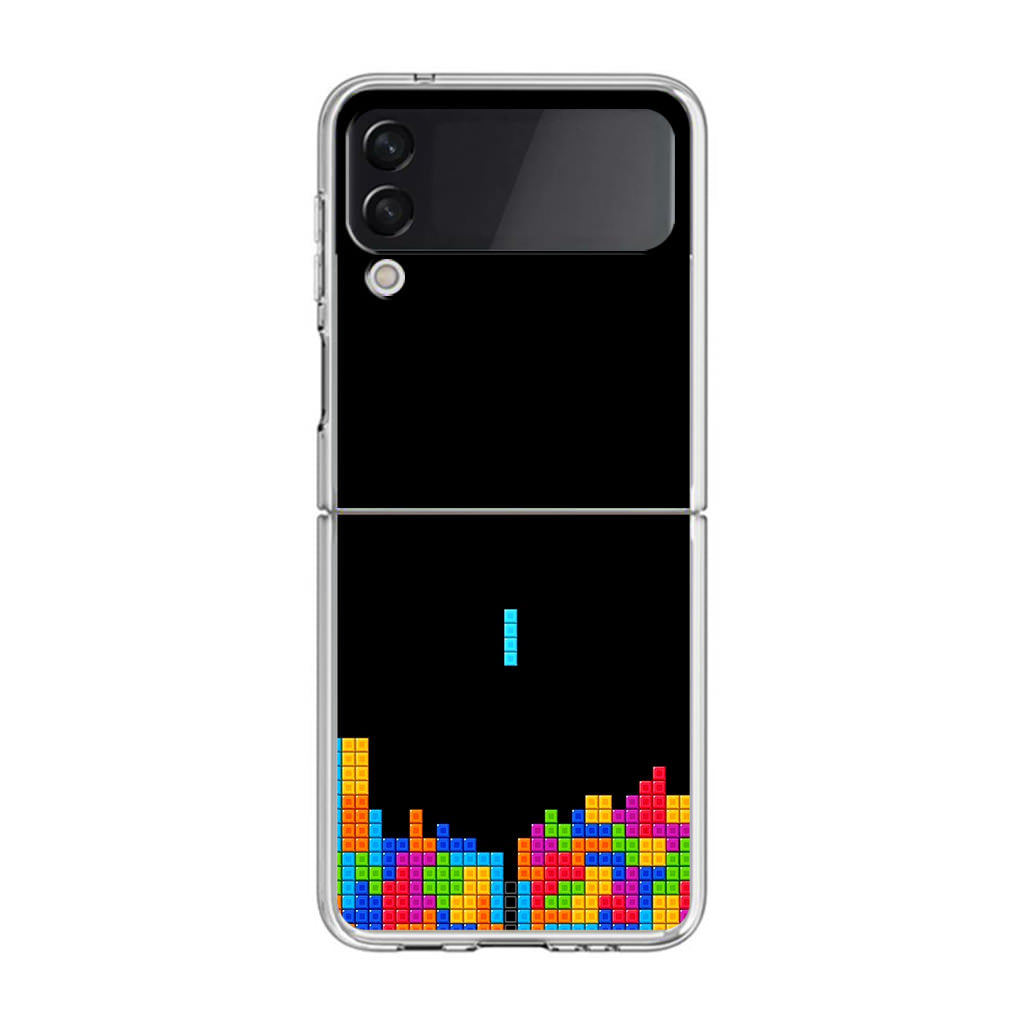 Classic Video Game Tetris Samsung Galaxy Z Flip 3 Case