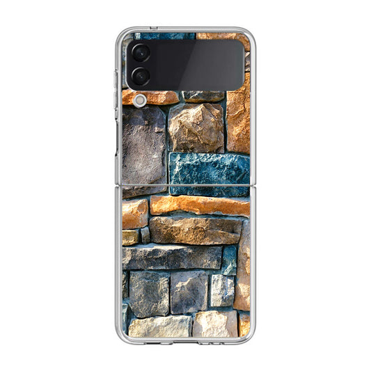 Colored Stone Piles Samsung Galaxy Z Flip 3 Case