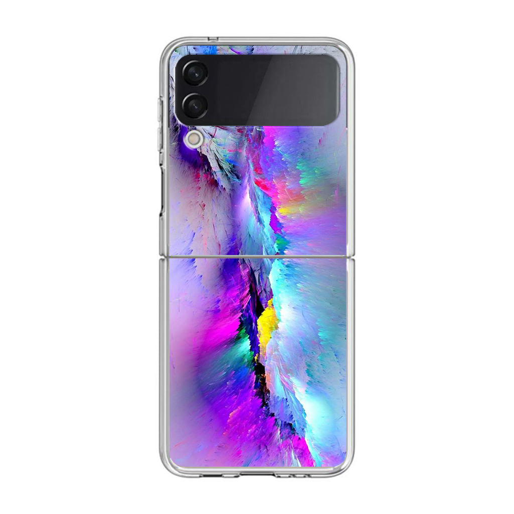 Colorful Abstract Smudges Samsung Galaxy Z Flip 3 Case