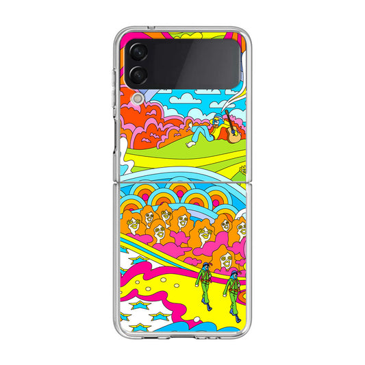 Colorful Doodle Samsung Galaxy Z Flip 3 Case