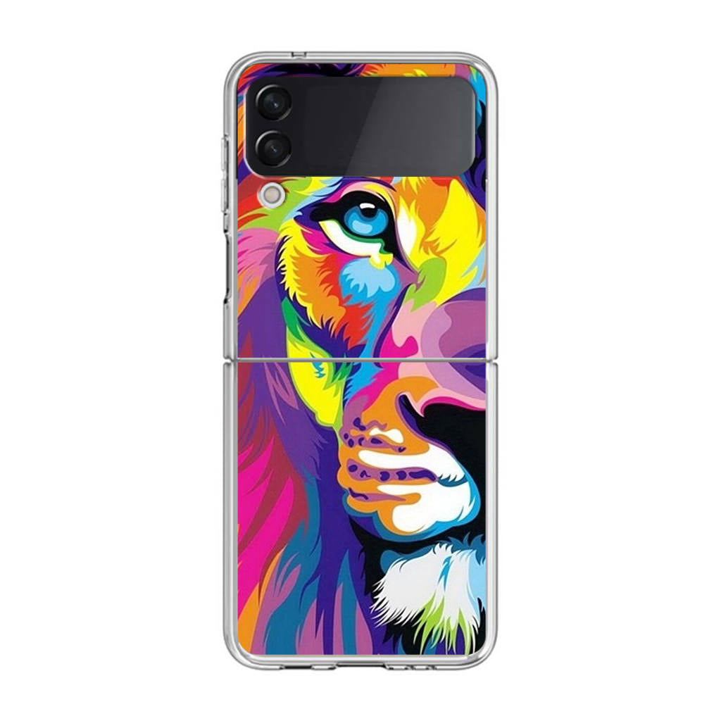 Colorful Lion Samsung Galaxy Z Flip 3 Case