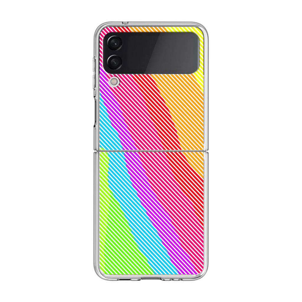 Colorful Stripes Samsung Galaxy Z Flip 3 Case