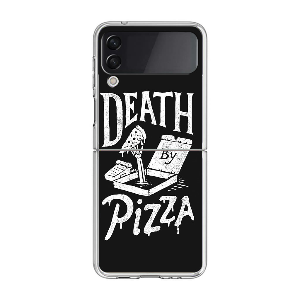 Death By Pizza Samsung Galaxy Z Flip 3 Case