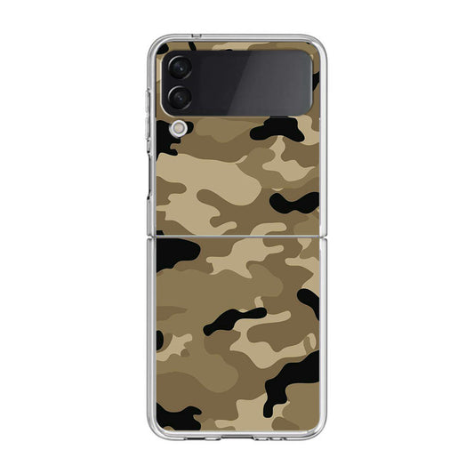 Desert Military Camo Samsung Galaxy Z Flip 3 Case