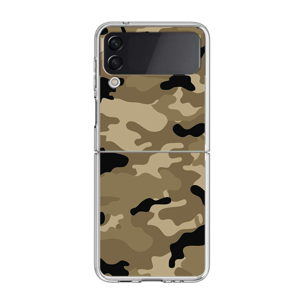 Desert Military Camo Samsung Galaxy Z Flip 4 Case