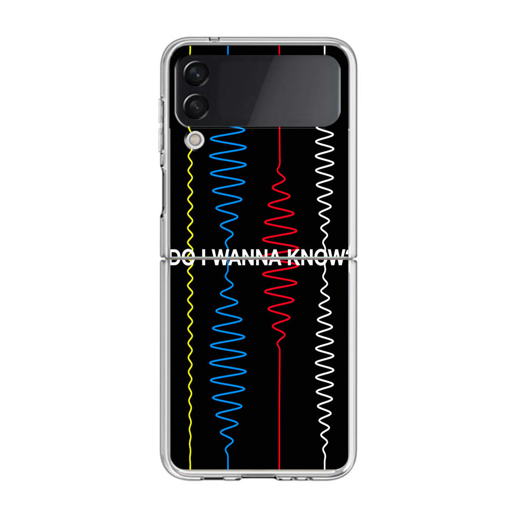 Do I Wanna Know Four Strings Samsung Galaxy Z Flip 3 Case