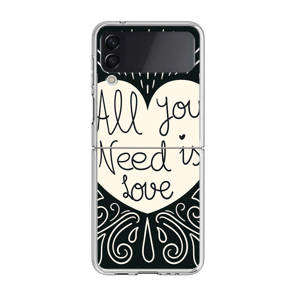 Drawn Love Samsung Galaxy Z Flip 4 Case