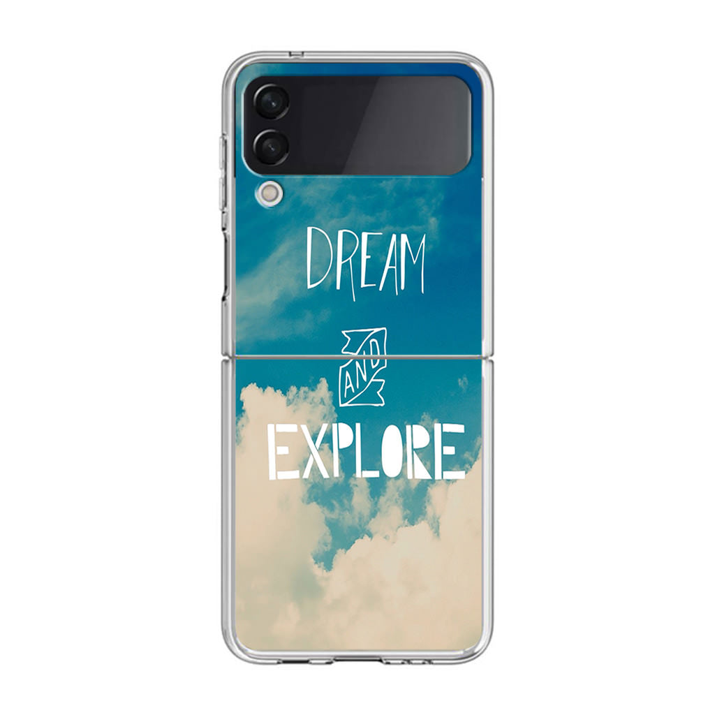 Dream and Explore Samsung Galaxy Z Flip 3 Case