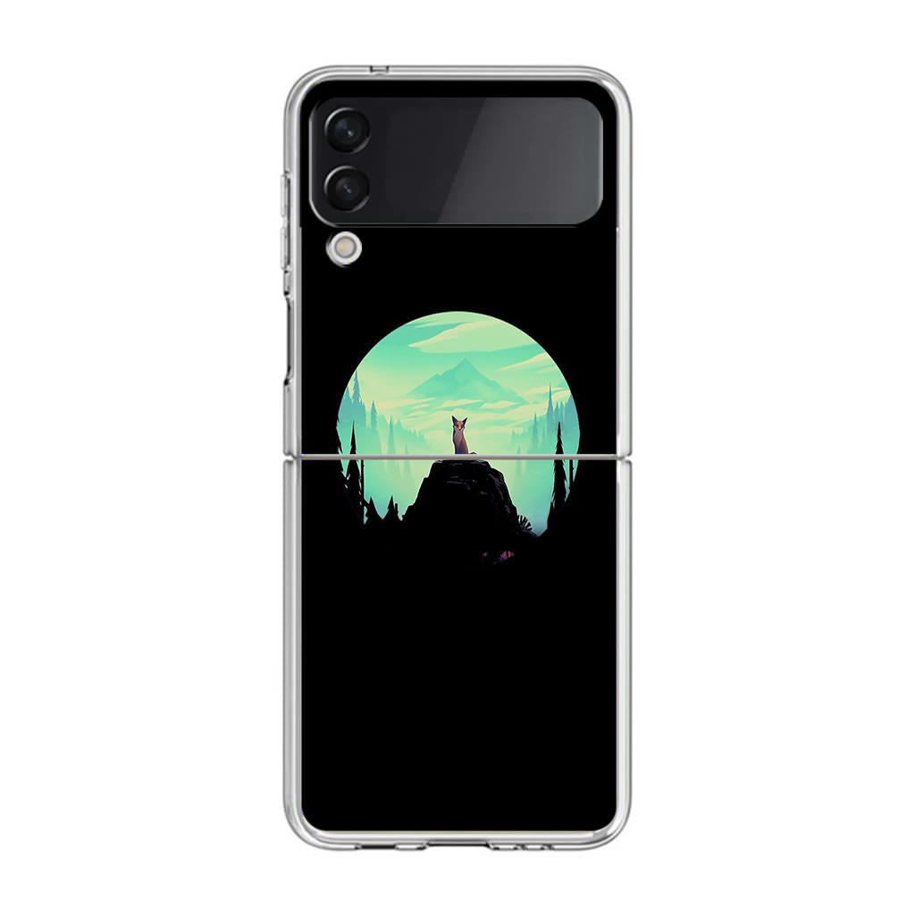 Fox on the Rock Samsung Galaxy Z Flip 4 Case