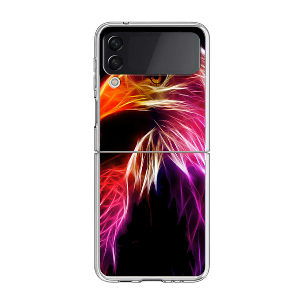 Fractal Eagle Samsung Galaxy Z Flip 3 Case