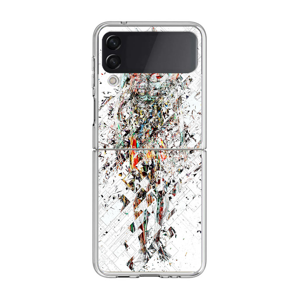 Fragmantacia Art Human Abstract Samsung Galaxy Z Flip 3 Case