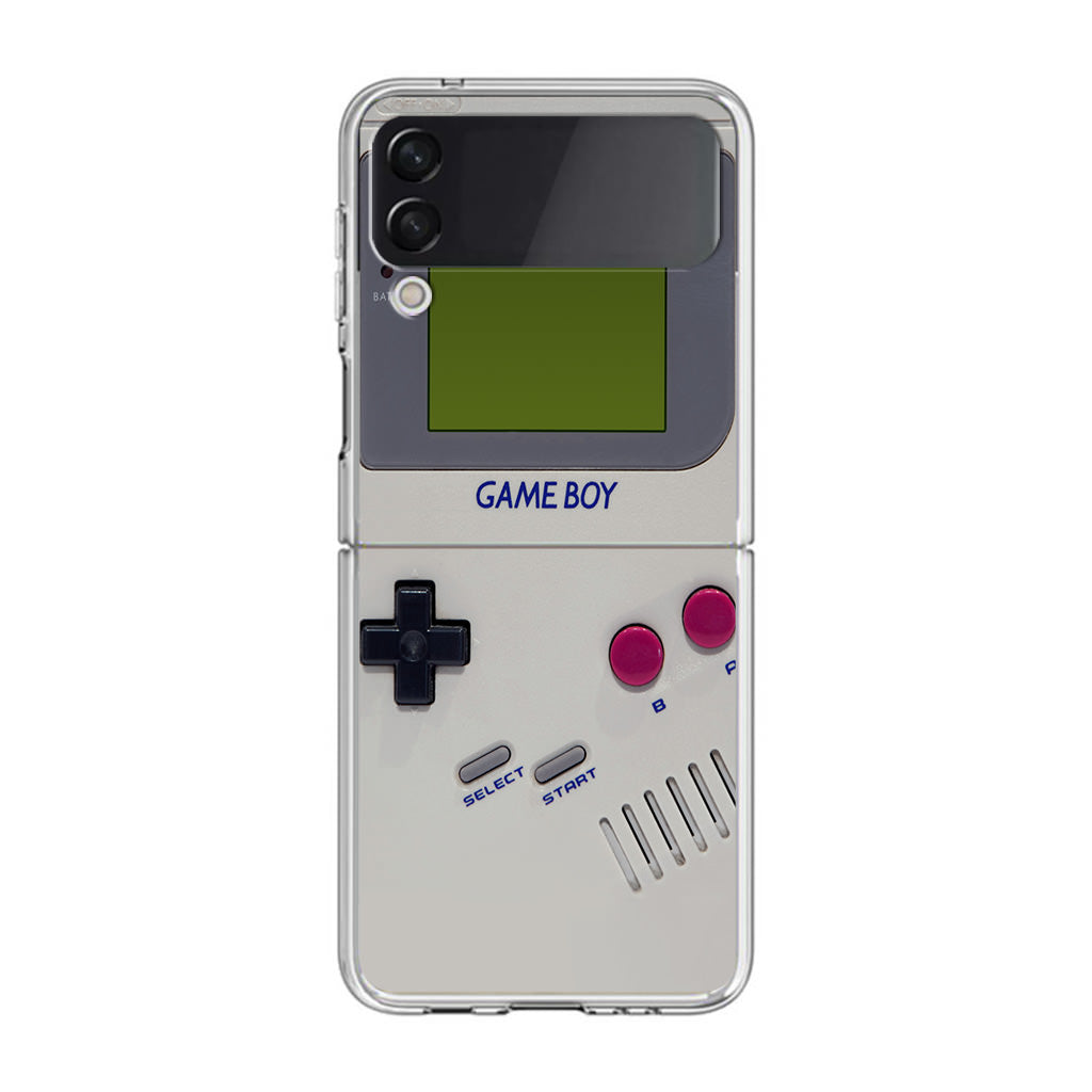 Game Boy Grey Model Samsung Galaxy Z Flip 4 Case
