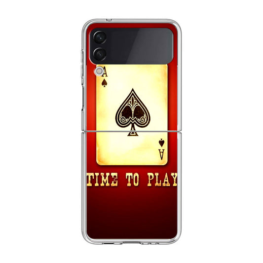 Game Card Time To Play Samsung Galaxy Z Flip 3 Case