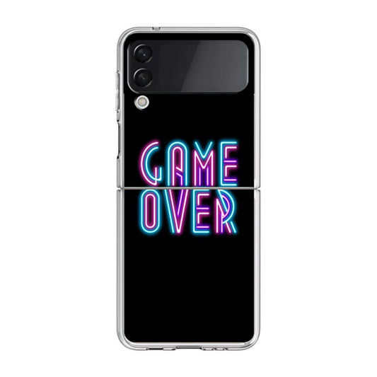 Game Over Neon Samsung Galaxy Z Flip 3 Case