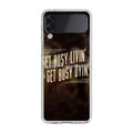 Get Living or Get Dying Samsung Galaxy Z Flip 4 Case
