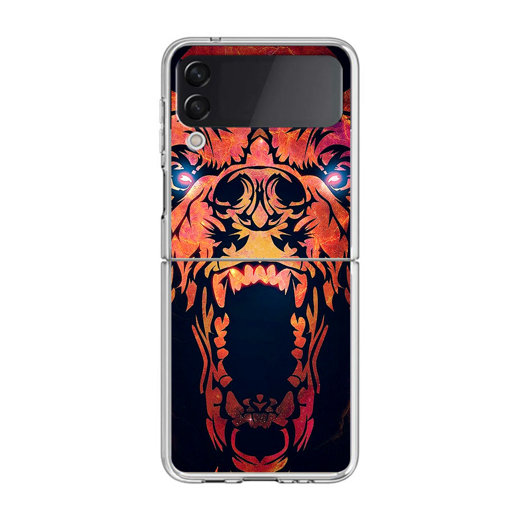 Grizzly Bear Art Samsung Galaxy Z Flip 3 Case