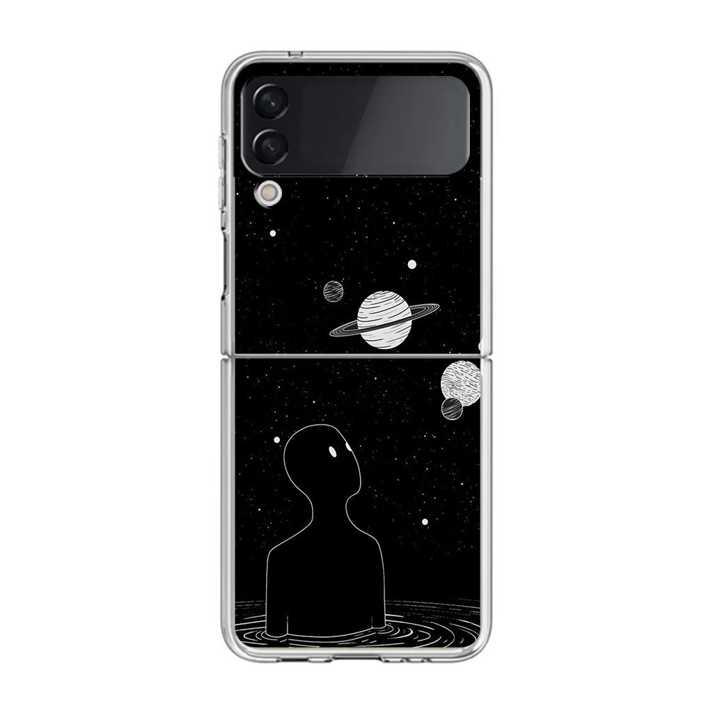 Hello Saturn Samsung Galaxy Z Flip 3 Case