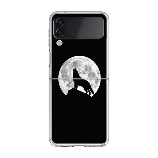 Howling Night Wolves Samsung Galaxy Z Flip 3 Case