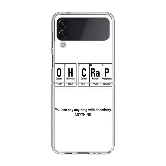 Humor Funny with Chemistry Samsung Galaxy Z Flip 3 Case