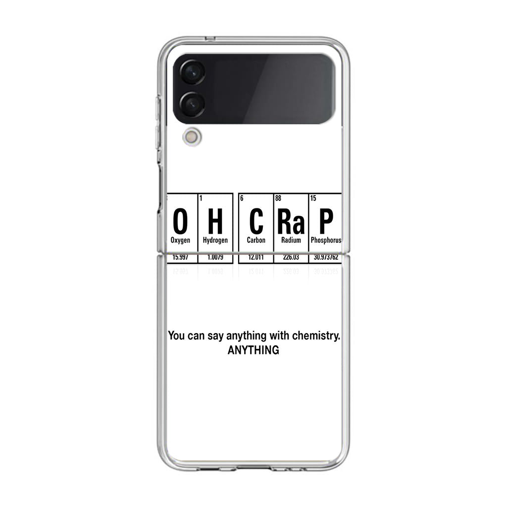 Humor Funny with Chemistry Samsung Galaxy Z Flip 4 Case