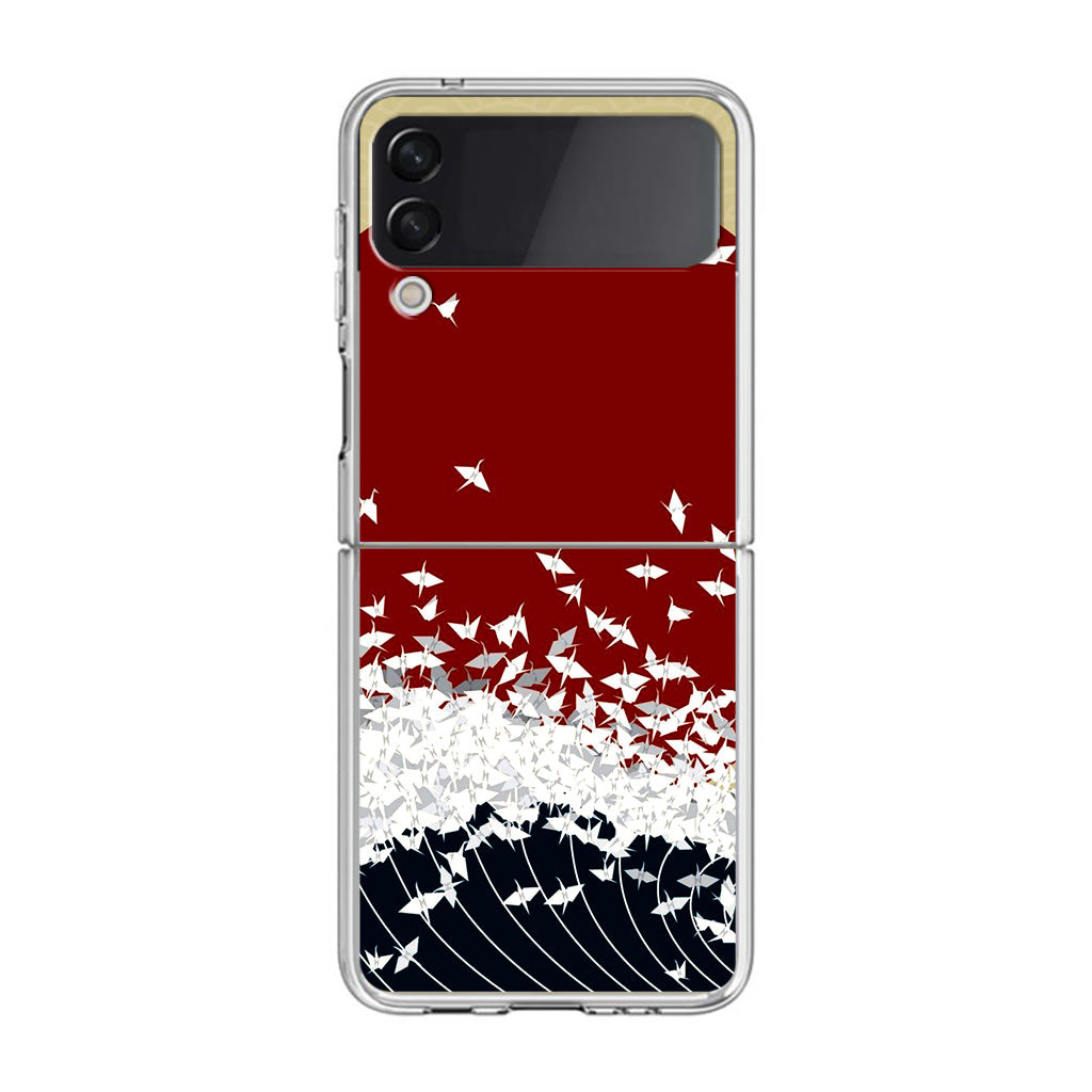 Japanese Art Samsung Galaxy Z Flip 3 Case