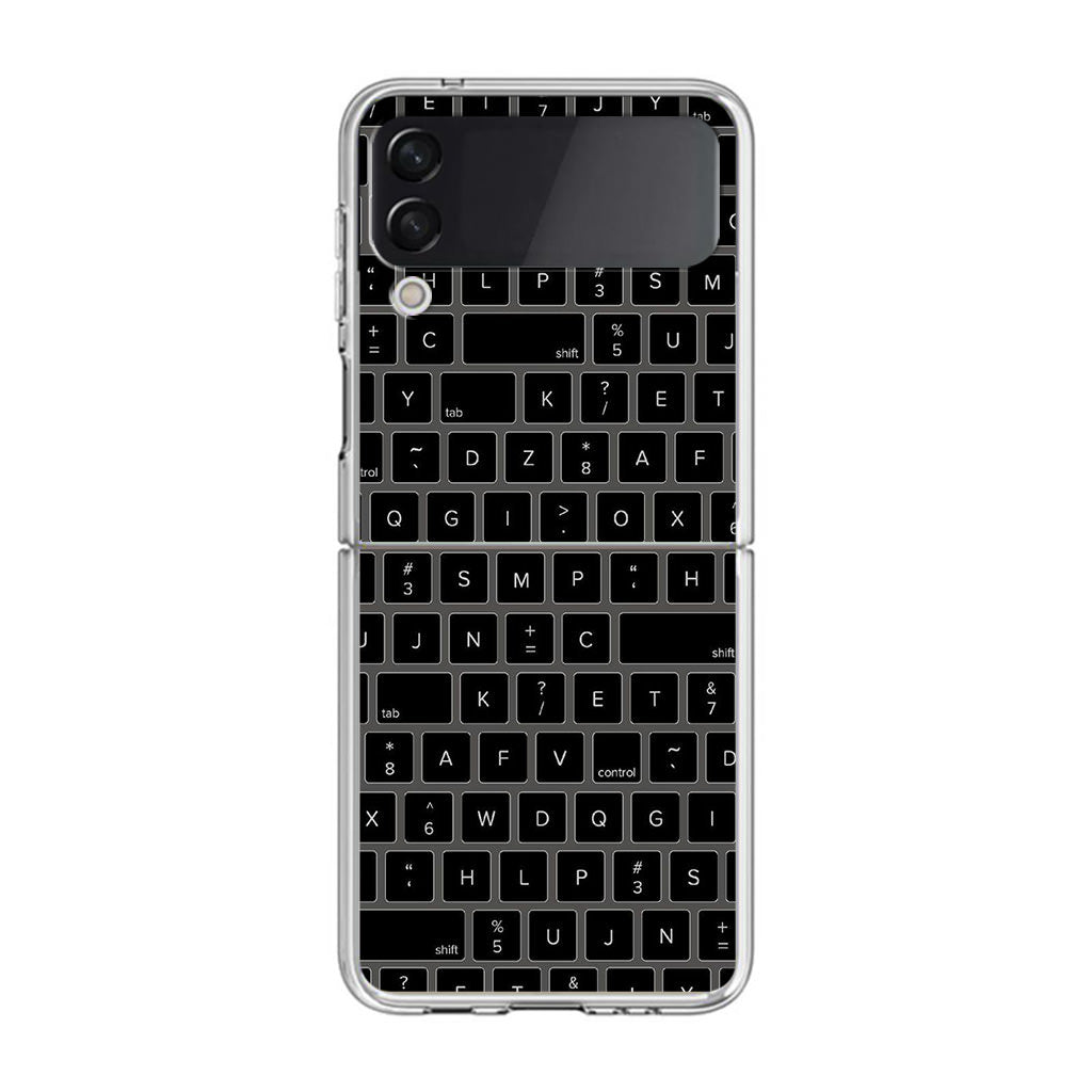 Keyboard Button Samsung Galaxy Z Flip 3 Case