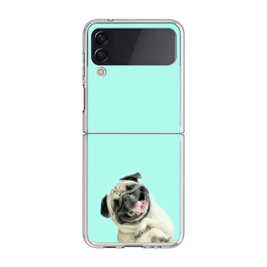 Laughing Pug Samsung Galaxy Z Flip 3 Case