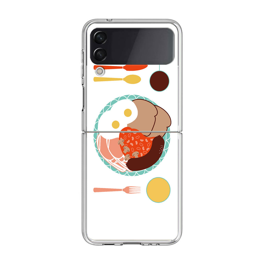 London Breakfast Samsung Galaxy Z Flip 3 Case