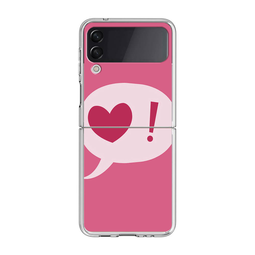 Love Pink Samsung Galaxy Z Flip 3 Case