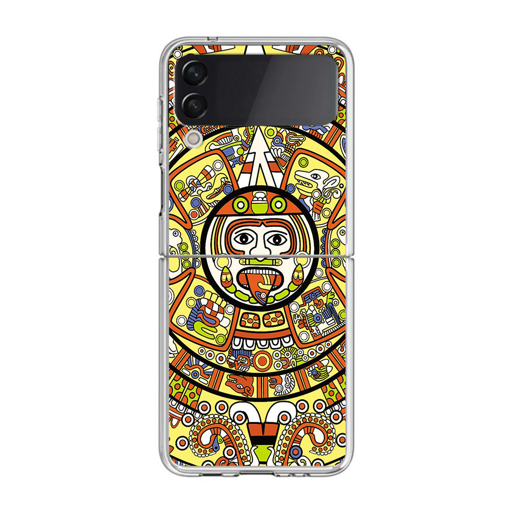 Mayan Calendar Samsung Galaxy Z Flip 3 Case