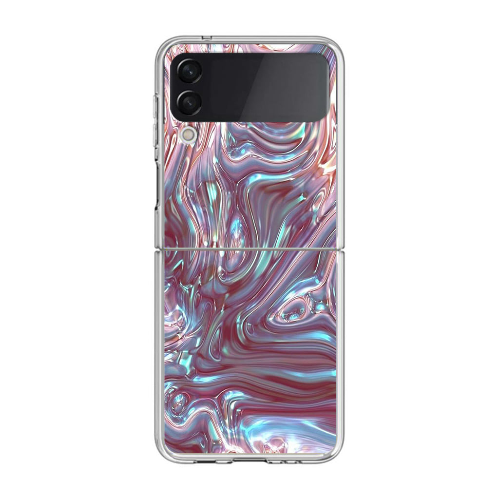 Metallic Liquid Samsung Galaxy Z Flip 4 Case