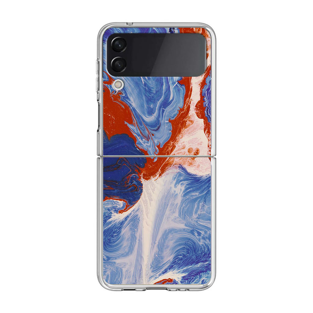 Mixed Paint Art Samsung Galaxy Z Flip 4 Case