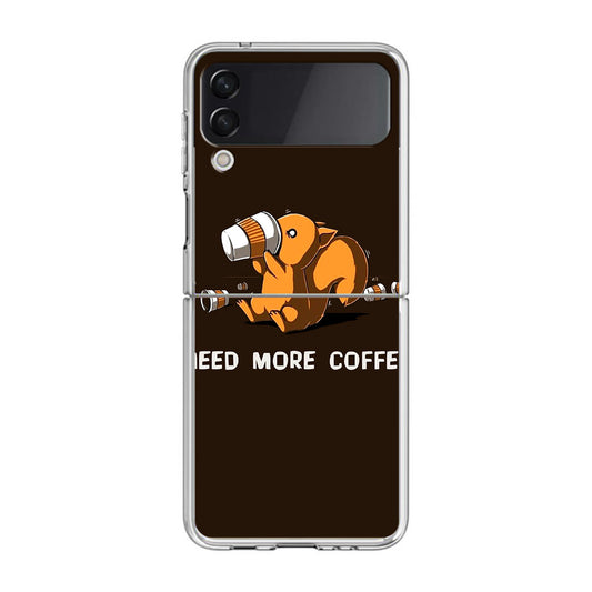 Need More Coffee Programmer Story Samsung Galaxy Z Flip 3 Case