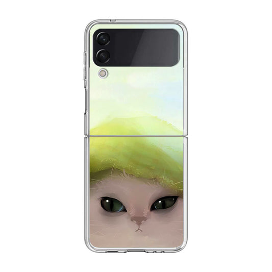 Noble Lazy Smart Kitten Samsung Galaxy Z Flip 3 Case