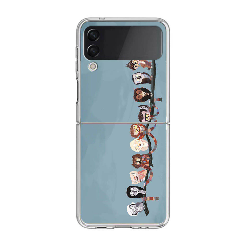 Owls on The Branch Samsung Galaxy Z Flip 3 Case