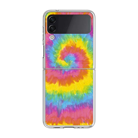 Pastel Rainbow Tie Dye Samsung Galaxy Z Flip 3 Case