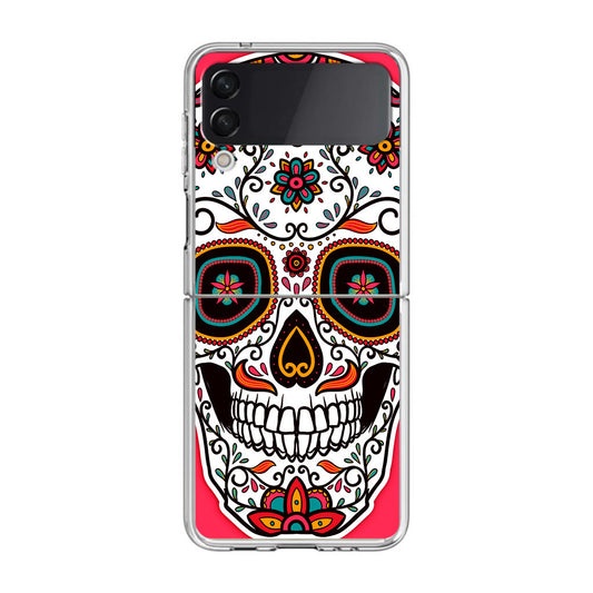 Pink Sugar Skull Samsung Galaxy Z Flip 4 Case