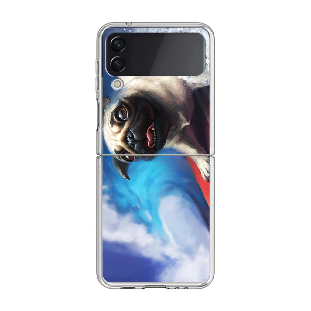 Pug Surfers Samsung Galaxy Z Flip 3 Case