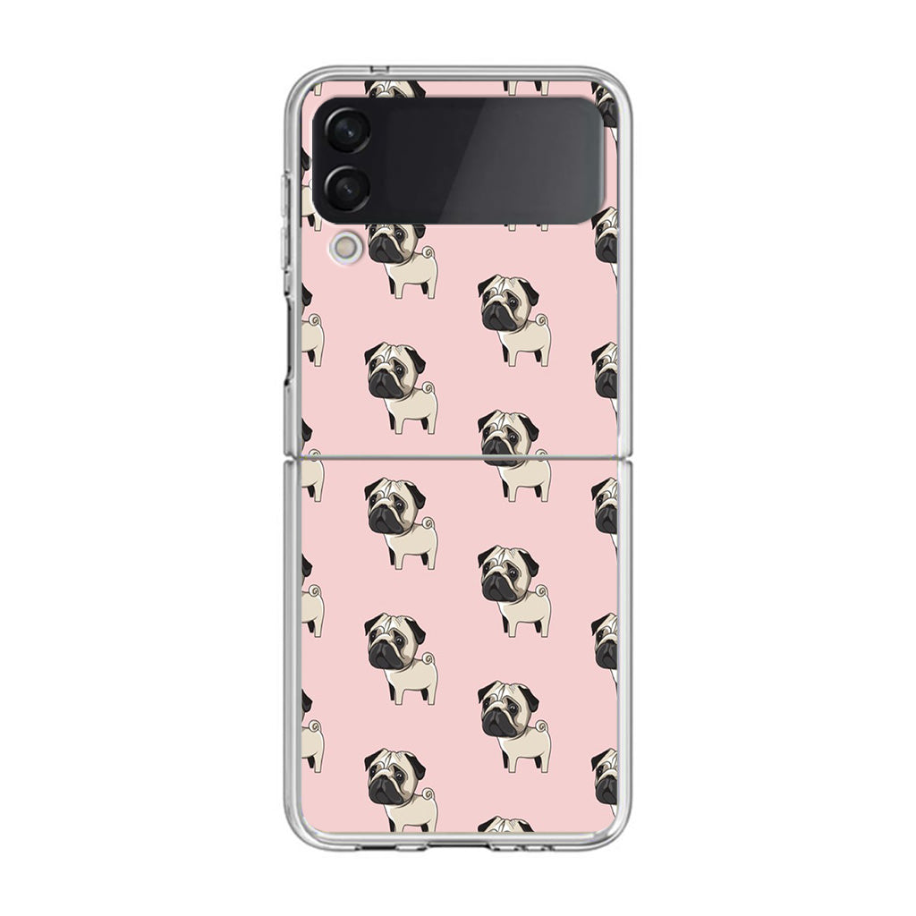 Pugs Pattern Samsung Galaxy Z Flip 3 Case