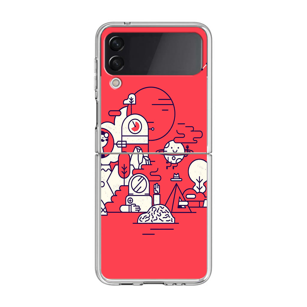 Red Planet Samsung Galaxy Z Flip 3 Case