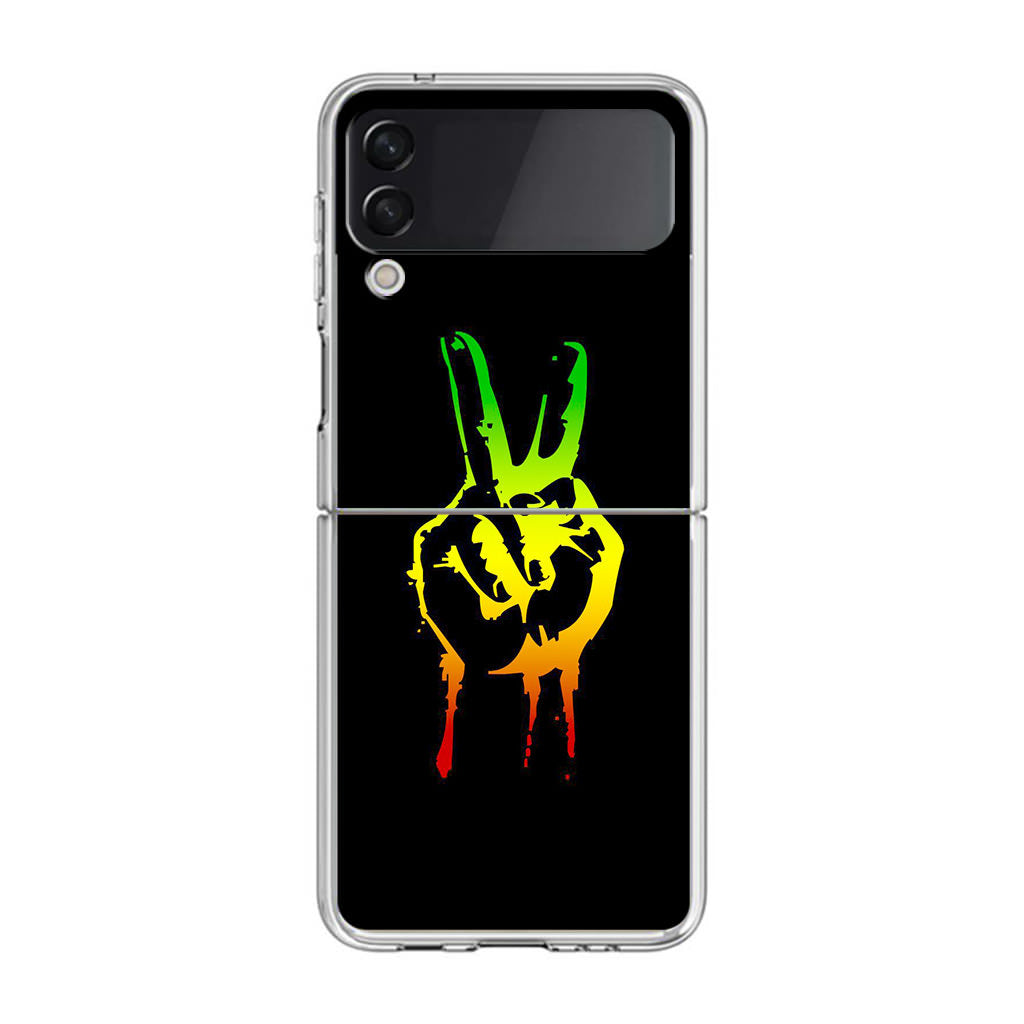 Reggae Peace Samsung Galaxy Z Flip 3 Case