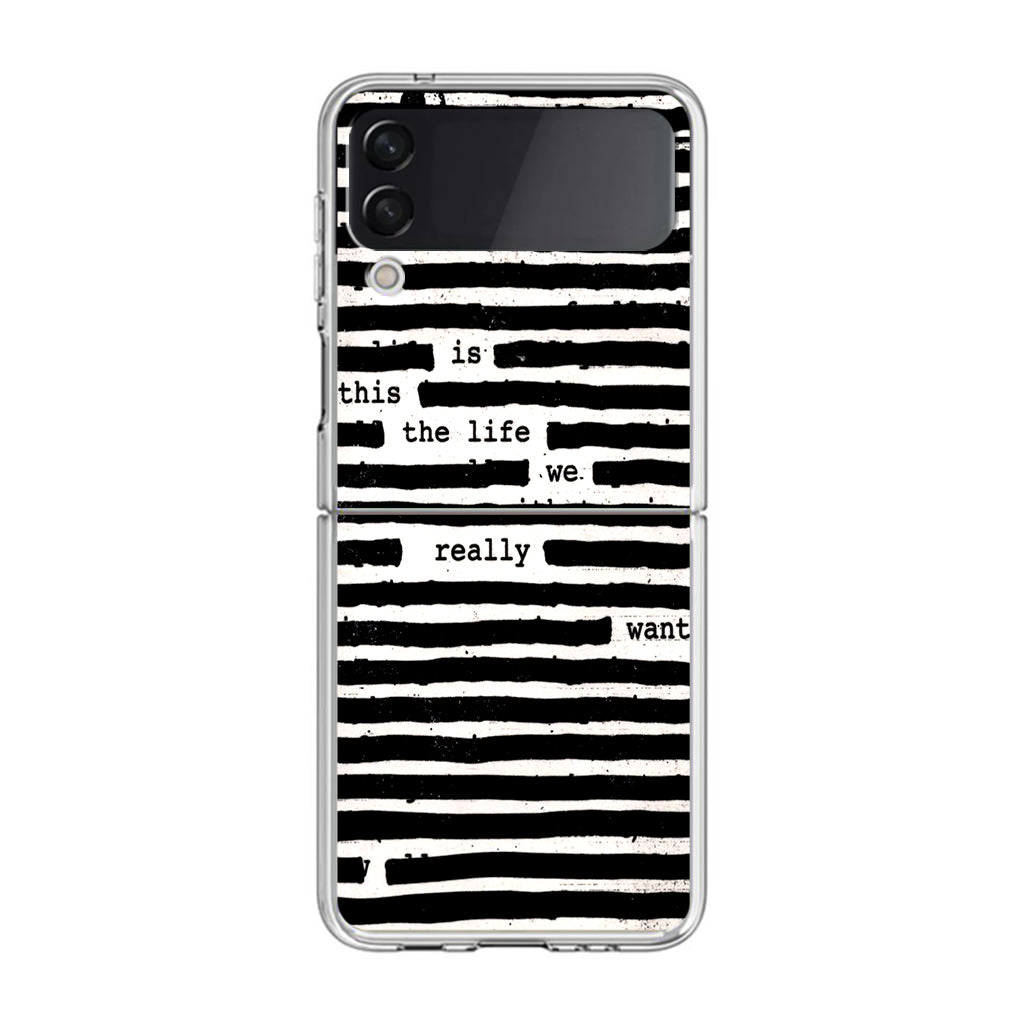 Roger Waters Is This the Life We Really Want Samsung Galaxy Z Flip 4 Case