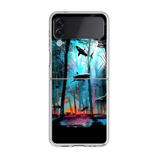 Shark Forest Samsung Galaxy Z Flip 3 Case