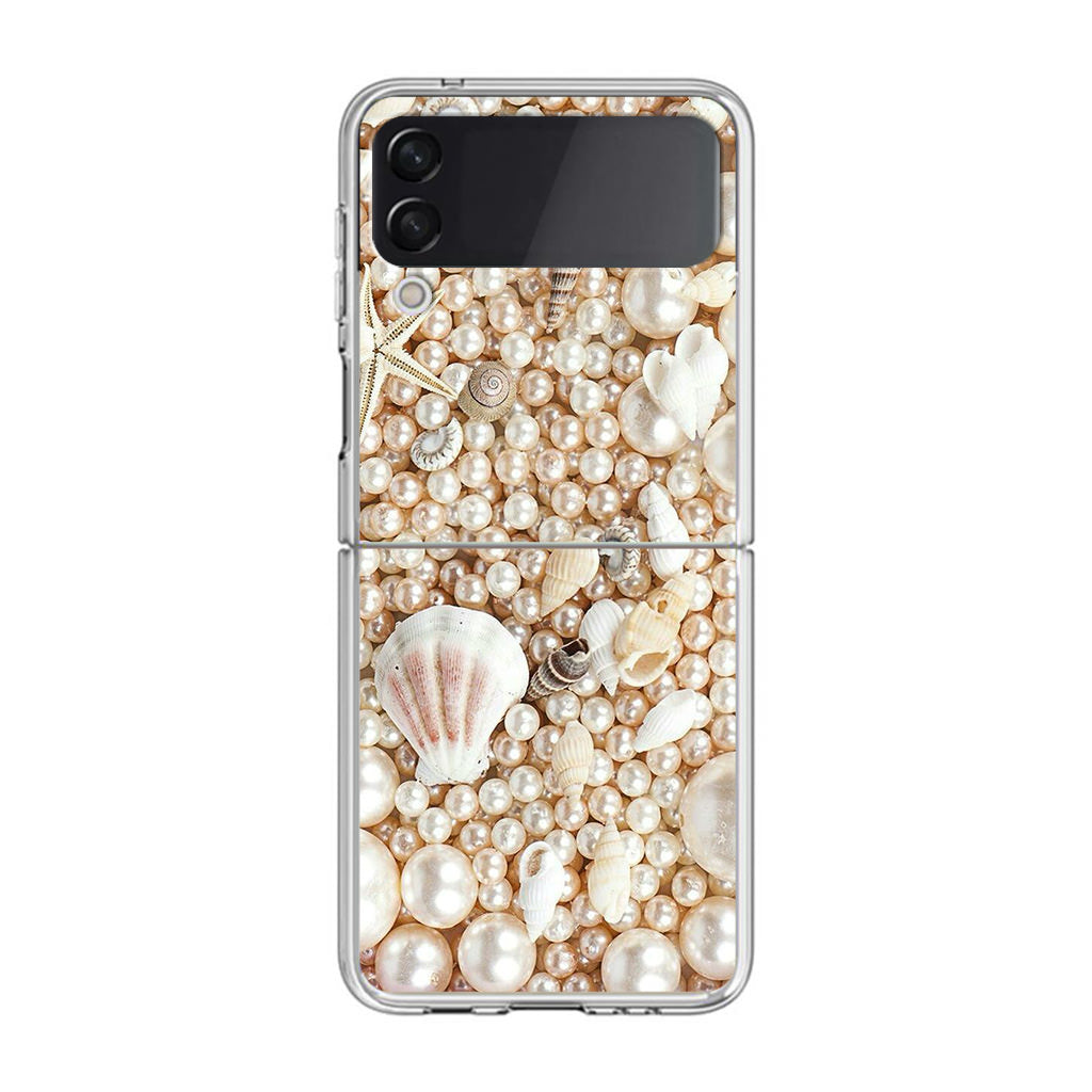 Shiny Pearl Samsung Galaxy Z Flip 4 Case