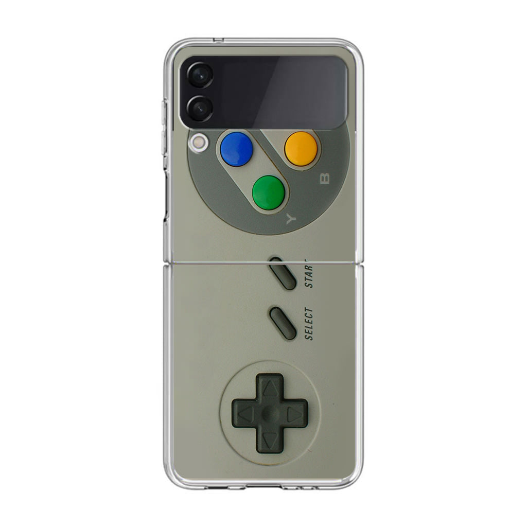 Silver Console Controller Samsung Galaxy Z Flip 3 Case