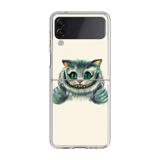 Smile Cat Samsung Galaxy Z Flip 3 Case