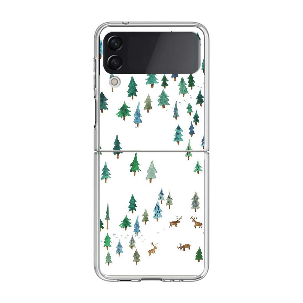 Snow Everywhere Samsung Galaxy Z Flip 3 Case