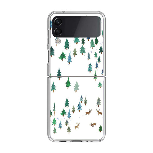 Snow Everywhere Samsung Galaxy Z Flip 3 Case