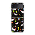 Space Unicorn Pattern Samsung Galaxy Z Flip 4 Case