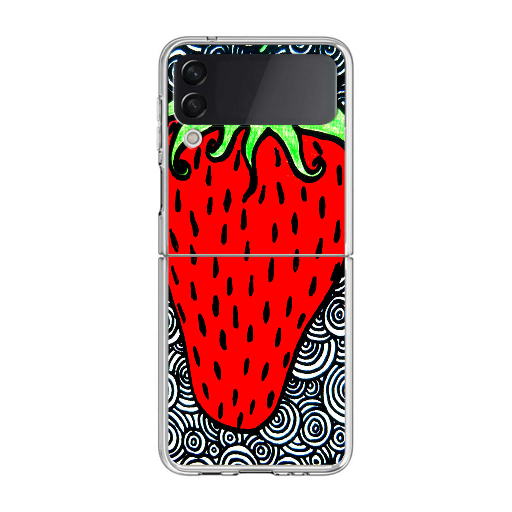 Strawberry Fields Forever Samsung Galaxy Z Flip 4 Case